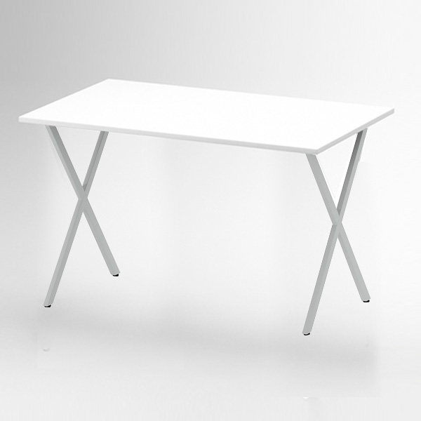 Стол на металлокаркасе СМХ-9 цвет Белый 120/73/76,7 см