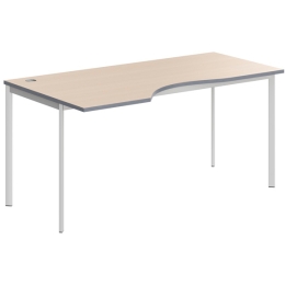 Стол офисный IMAGO-S СА-1S(L) Белый Клен