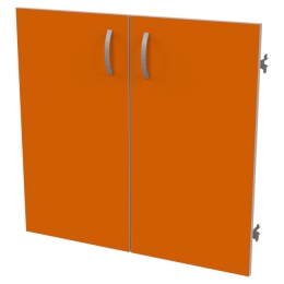 Двери низкие ДВ-42 Оранж+Серый 68,6/1,6/65,8 Серый