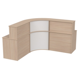 Стойка ресепшена комплект К/ПСУ-71 цвет Дуб Молочный