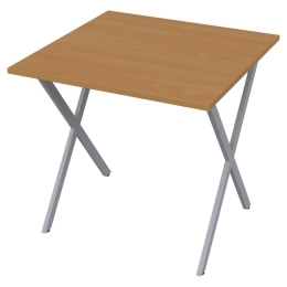 Стол на металлокаркасе СМХ-15 цвет Бук Бавария 80/80/76,7