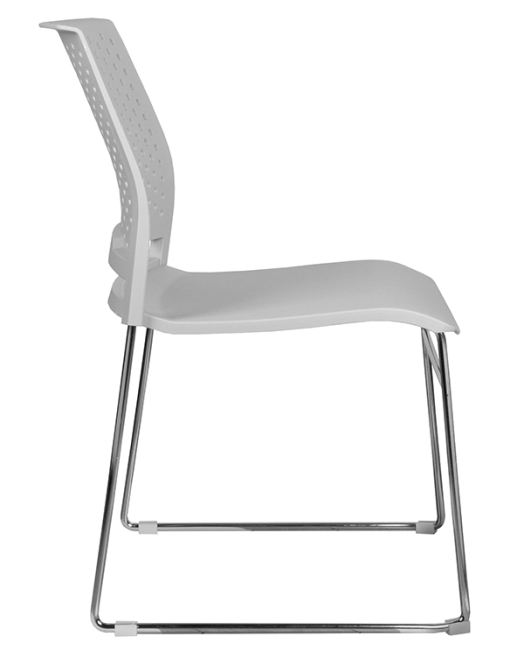 Конференц-стул RIVA D918 Светло-серое