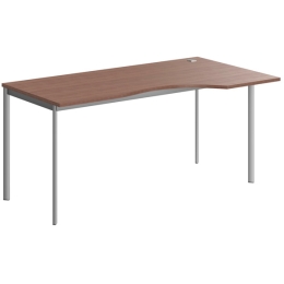 Стол офисный IMAGO-S СА-1S(R) Серебро Ясень Шимо