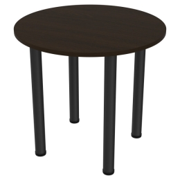 Круглый стол для переговоров СХК-14 цвет Венге опора черная 80/80/74 см