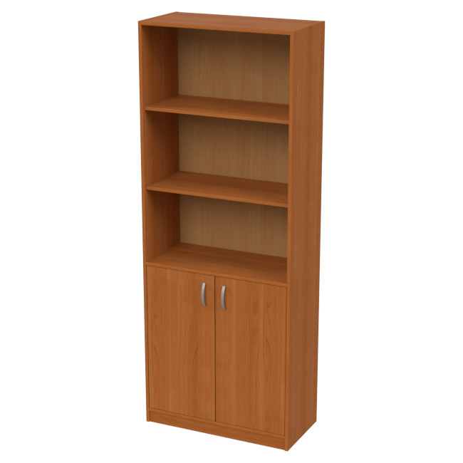 Офисный шкаф ШБ-3 цвет Вишня Оксфорд 77/37/200 см