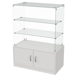 Витрина ВТ-12 цвет Белый 90/45/120 см