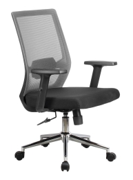 Кресло офисное RIVA 851E Серый