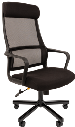 Кресло для руководителя CHAIRMAN 590 TW черный МЕТ