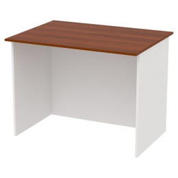 Офисный стол СТЦ-2 цвет Белый+Орех 100/73/75,4 см