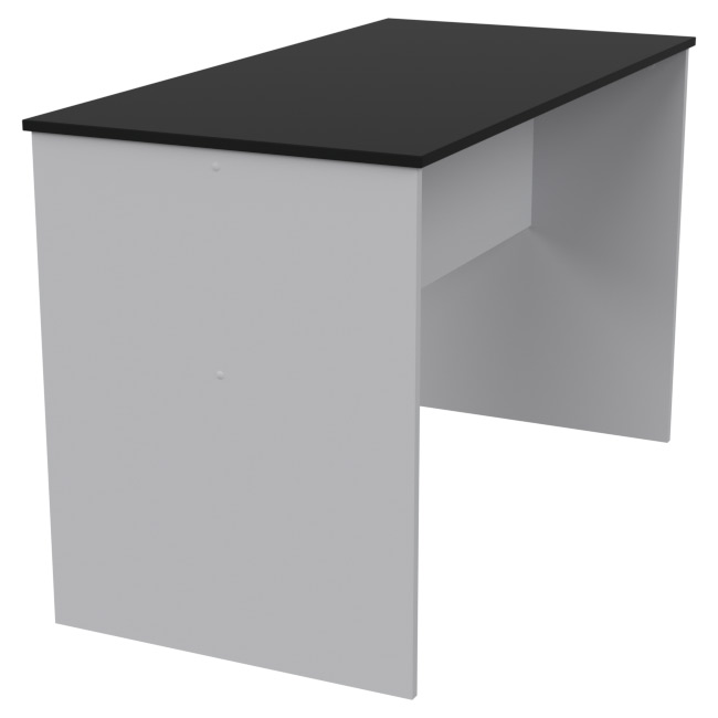 Cтол переговорный СТС-3 цвет Серый+Черный 120/60/75,4 см