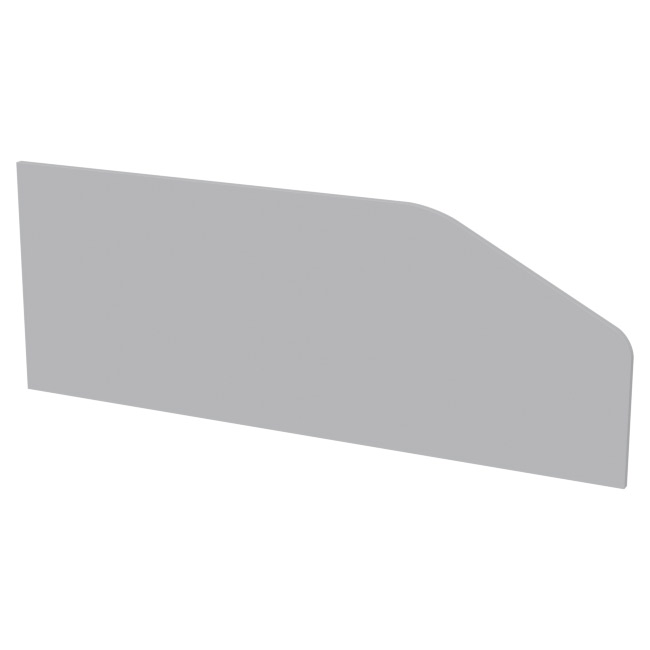 Перегородка для столов Э-20 цвет Серый 120/25-45 см