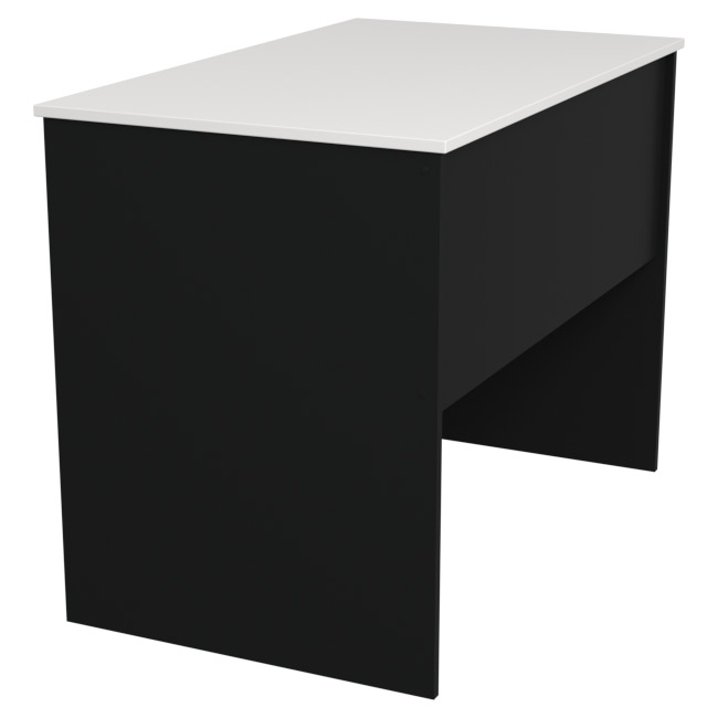 Стол приставной СТ-1 Черный+ Белый 100/60/75,4 см