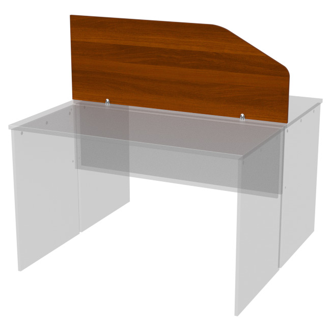 Перегородка для столов Э-20 цвет Орех Итальянский 120/25-45 см