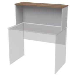 Надставка на стол Н-45 цвет Серый+Дуб Крафт 100/32/42 см