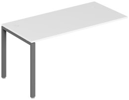 Приставка к столу TREND metall цвет белый 160/60/75