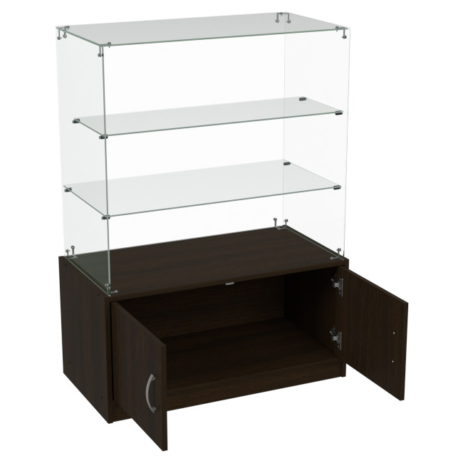 Витрина ВТ-12 цвет Венге 90/45/120 см