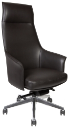 Офисное кресло Бордо black leather