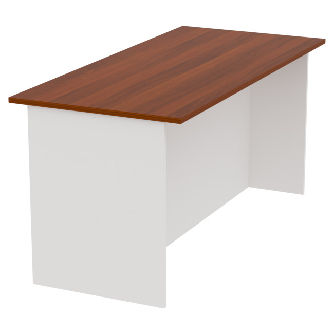 Переговорный стол  СТСЦ-10 цвет Белый+Орех 160/73/76 см