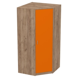 Шкаф для одежды ШУ-1 цвет Дуб крафт+Оранж