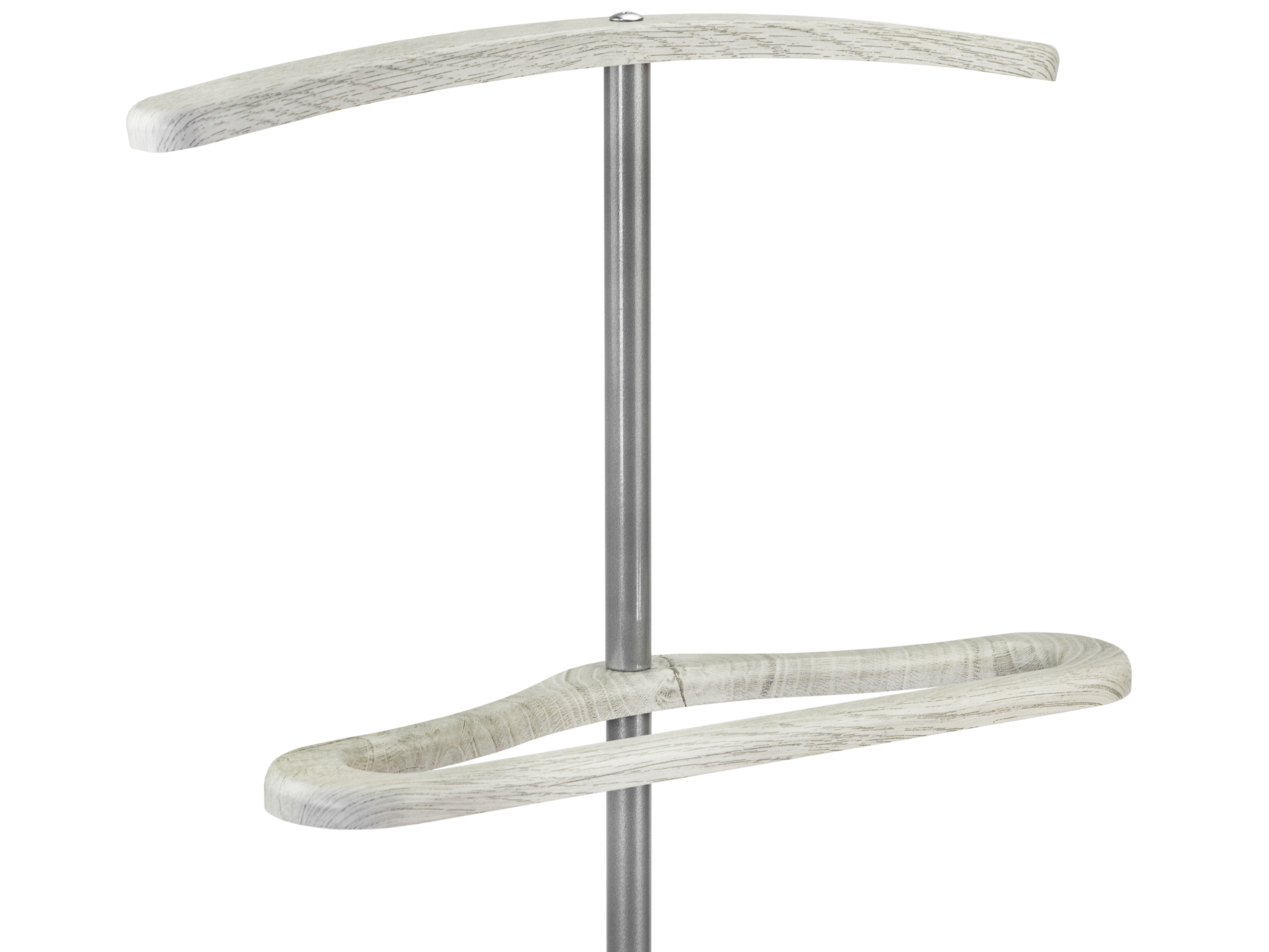 Вешалка костюмная Дэви 3 металлик/дуб дымчатый