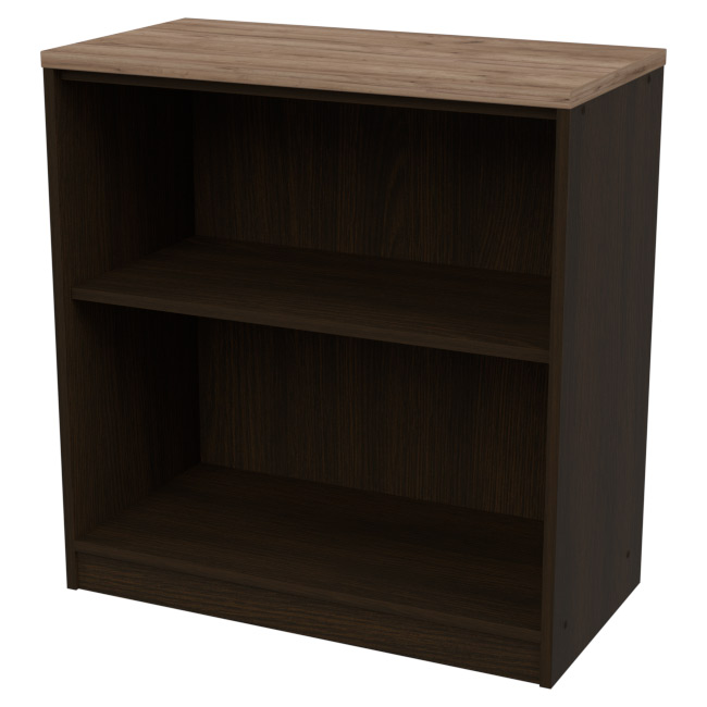 Офисный стеллаж СБ-42 цвет Венге+Дуб Крафт 73/37/76 см