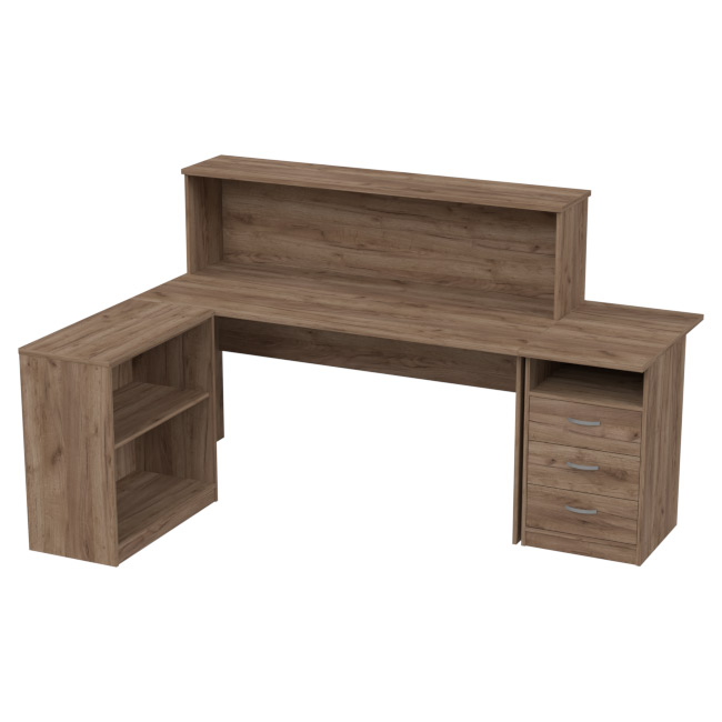 Комплект офисной мебели КП-12 цвет Дуб крафт