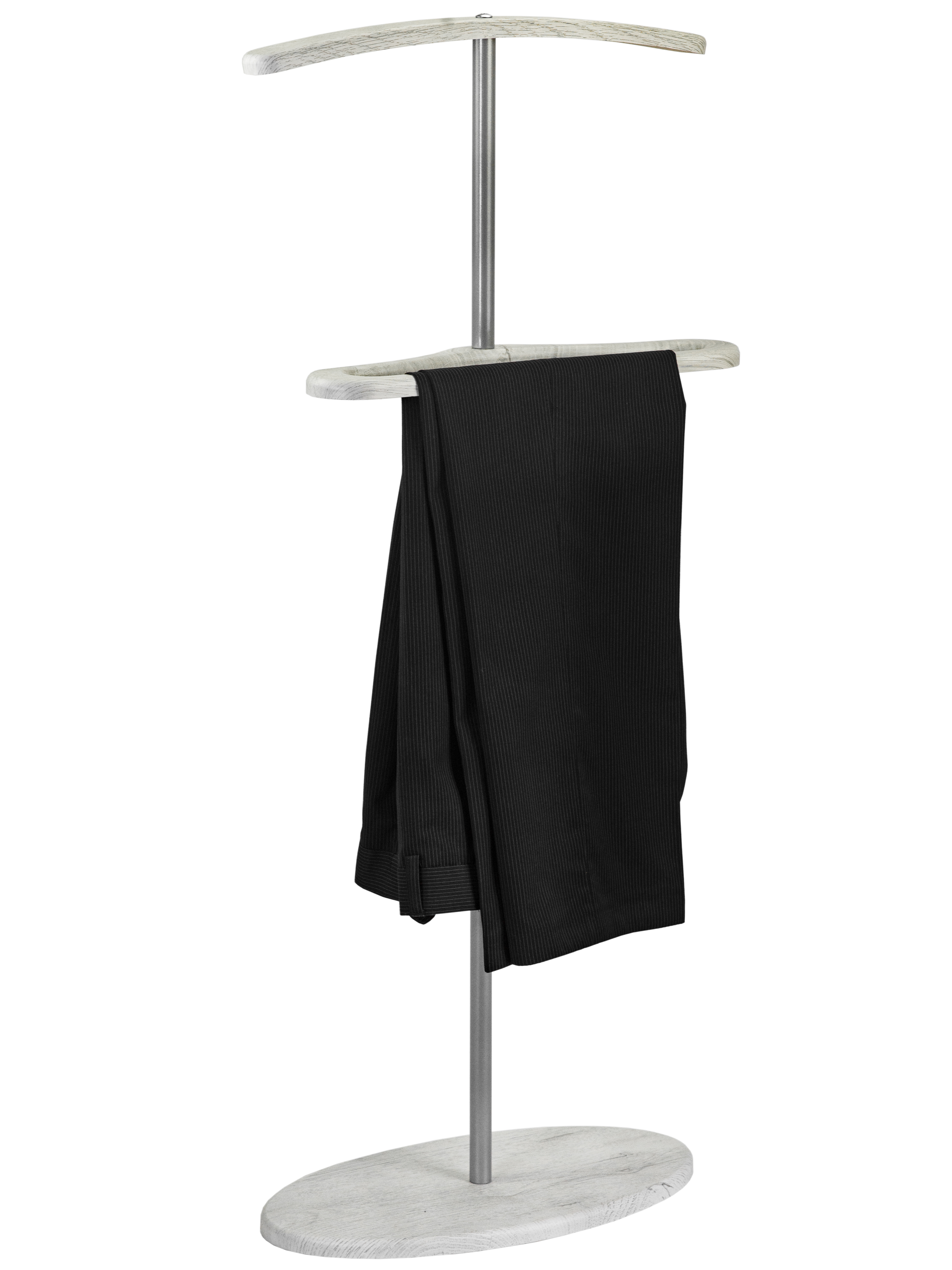 Вешалка костюмная Дэви 3 металлик/дуб дымчатый