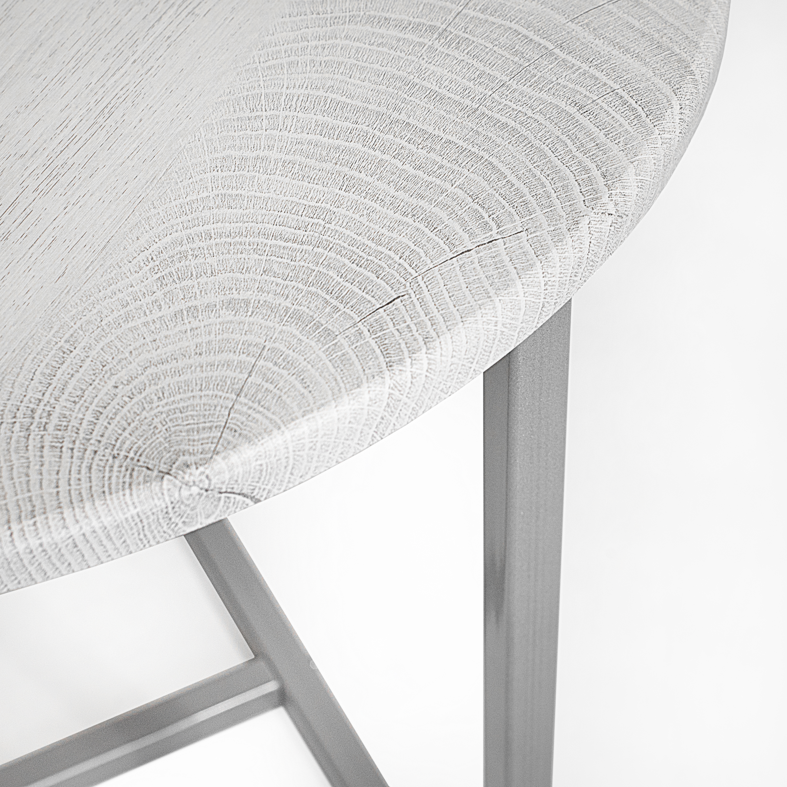 Стол журнальный BeautyStyle 27 дуб дымчатый/металлик