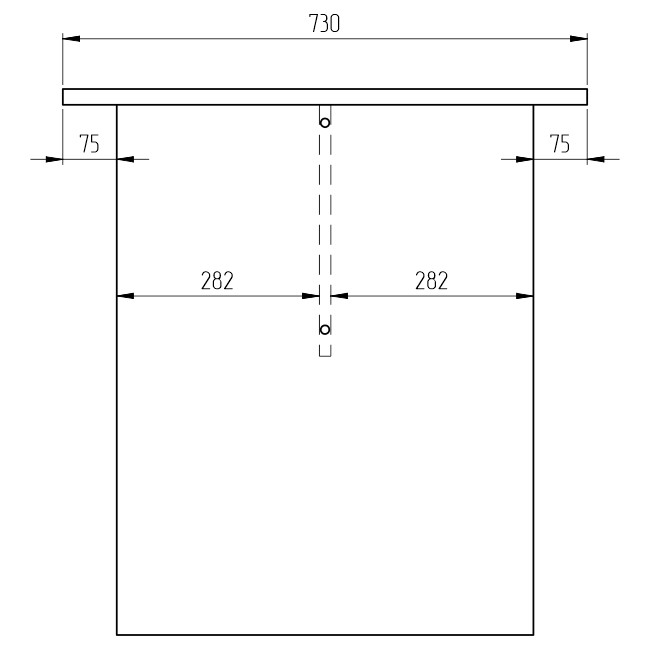 Cтол переговорный СТС-10 цвет серый + крафт 160/73/76 см