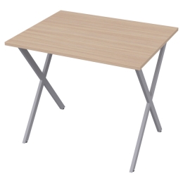 Стол на металлокаркасе СМХ-8 цвет Дуб Молочный 90/73/76