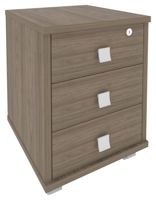 Тумба подкатная 3 ящика Л.ТМ-3 Вяз Благородный