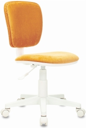 Кресло детское Бюрократ CH-W204NX оранжевый Velvet 72