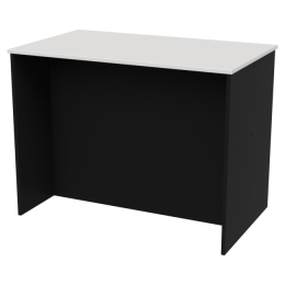 Переговорный стол СТСЦ-1 цвет Черный+Белый 100/60/75,4 см