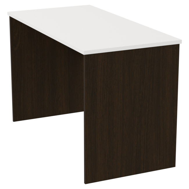 Узкий стол СТЦ-47 цвет Венге+Белый 120/60/76 см