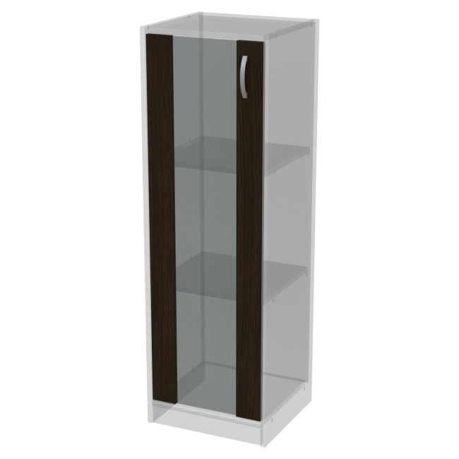 Дверь в рамке ДВ-62 Венге стекло графит 36,5/1,6/113,1