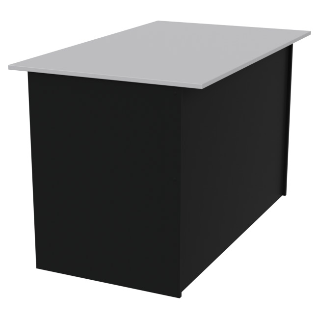 Стол для офиса СТЦ-4 Черный+Серый 120/73/75,5 см