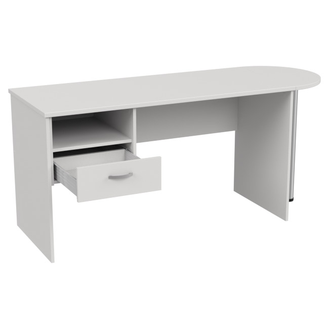 Стол с приставкой КП-1 цвет Белый