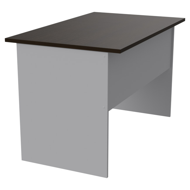 Офисный стол СТ-9 цвет Серый+Венге 120/73/76 см купить в Москве Офисный стол СТ-9 цвет Серый+Венге 120/73/76 см