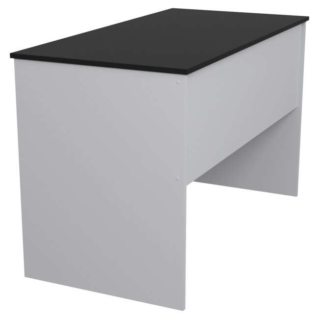 Стол СТ-3 цвет Серый-Черный 120/60/75,4 см