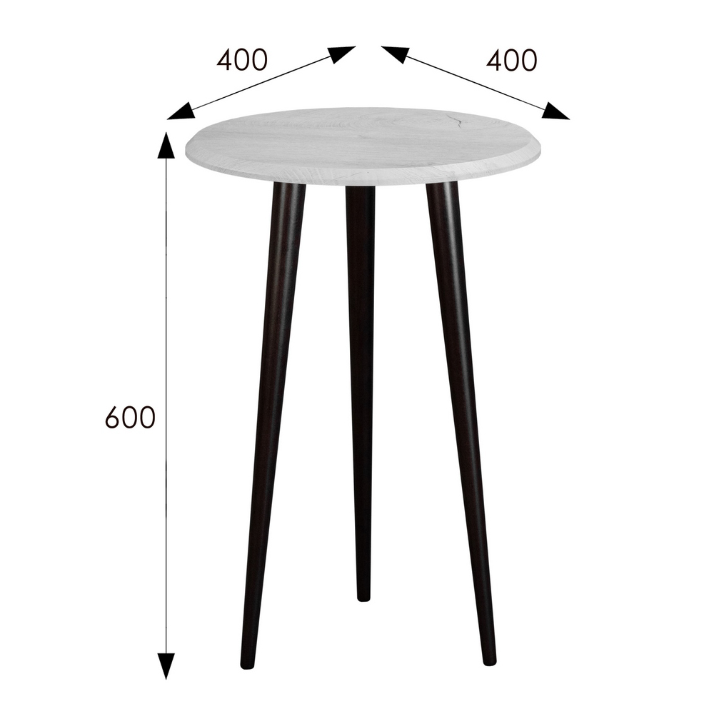 Стол журнальный BeautyStyle 2 дуб дымчатый/венге