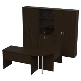 Комплект офисной мебели КП-11 цвет Венге