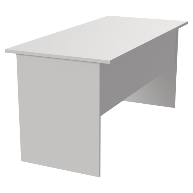 Офисный стол СТ-10 цвет Белый 160/73/76 см