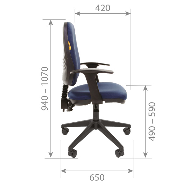 Компьютерное кресло Chairman 661 Синий