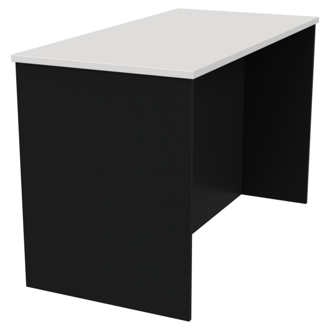 Переговорный стол СТСЦ-47 цвет Черный+Белый 120/60/76 см