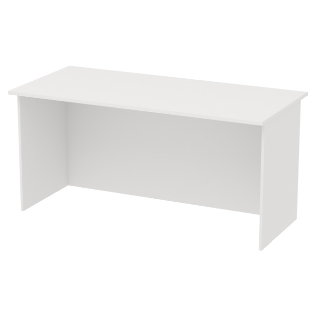Офисный стол белого цвета СТЦ-10 160/73/76 см