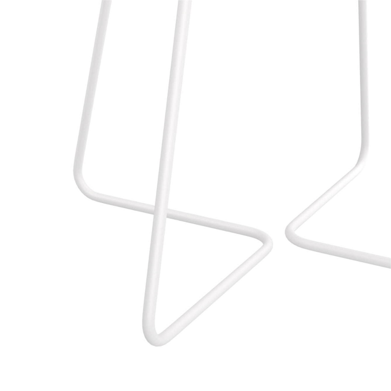 Столик журнальный SHT-CT42 белый муар