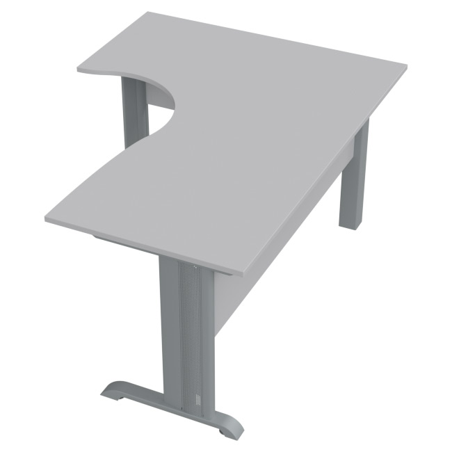Стол на металлокаркасе СТУ-П-М цвет Серый 160/120/74 см