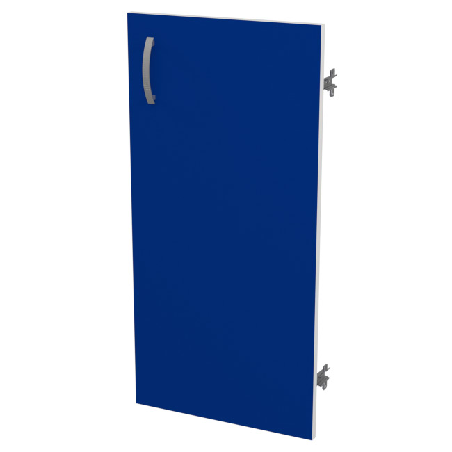 Дверь ДВ-3 цвет Синий + Белый 36,5/1,6/74,8 см