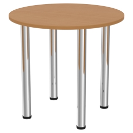 Круглый стол для переговоров СХК-14 цвет Бук Бавария 80/80/74 см