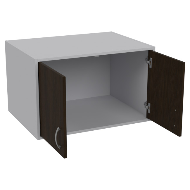 Антресоль АН-06 цвет Серый+Венге 77/58/48